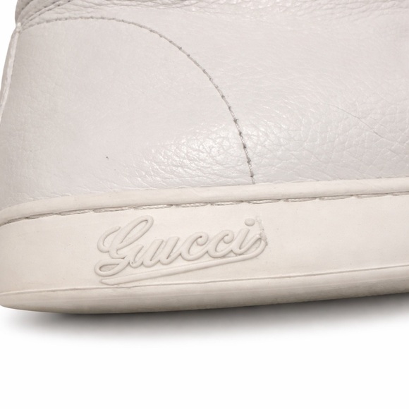 White High-Top Boots – Designer-Inspired Style – Size 9.5 - Picture 4 of 6